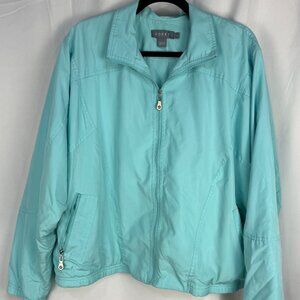  Koret Sport Windbreaker Style Jacket Green Size Large